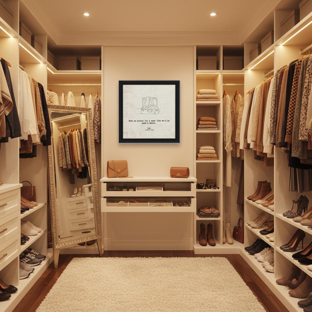 "When We Significantly Overpacked" - Personalized Travel Micro Memory Framed Canvas - Out of Office Outfitters - Print Material