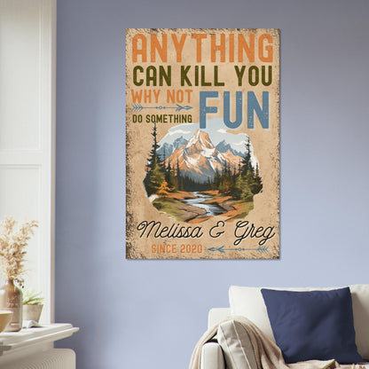 Why Not Do Something Fun Poster - Out of Office Outfitters - Print Material